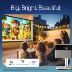 Epson Lifestudio Flex Plus 4K PRO-UHD Lifestyle Smart Streaming Projector with 1000 Lumens Color and White Brightness, Sound by Bose, Google TV, 3-Chip 3LCD Triple Core Engine - Image 3