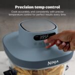 Ninja Crispi Pro 6-in-1 Glass Air Fryer | With Nontoxic, 6qt & 2.5qt Containers & Lids | Microwave, Freezer, Dishwasher Safe | 450°F Max Temp | 1800 Watt | Cyberspace | AS101CY - Image 4