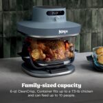 Ninja Crispi Pro 6-in-1 Glass Air Fryer | With Nontoxic, 6qt & 2.5qt Containers & Lids | Microwave, Freezer, Dishwasher Safe | 450°F Max Temp | 1800 Watt | Cyberspace | AS101CY - Image 5