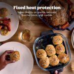 Ninja Crispi Pro 6-in-1 Glass Air Fryer | With Nontoxic, 6qt & 2.5qt Containers & Lids | Microwave, Freezer, Dishwasher Safe | 450°F Max Temp | 1800 Watt | Cyberspace | AS101CY - Image 11