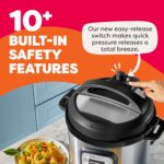 Instant Pot Duo Plus 9-in-1 Multicooker, Pressure Cooker, Slow Cook, Rice Maker, Steamer, Sauté, Yogurt, Warmer & Sterilizer, Includes App with Over 800 Recipes, Stainless Steel, 6 Quarts - Image 6