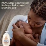Johnson's Skin Nourishing Baby Lotion, Vanilla & Oat Scents, Hypoallergenic Baby Body Lotion for 72 Hour Hydration Until Baby's Next Bath Moisturizes & Protects from Dryness, 16.9 fl. oz - Image 4
