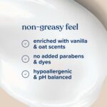 Johnson's Skin Nourishing Baby Lotion, Vanilla & Oat Scents, Hypoallergenic Baby Body Lotion for 72 Hour Hydration Until Baby's Next Bath Moisturizes & Protects from Dryness, 16.9 fl. oz - Image 5