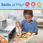 Melissa & Doug Top & Bake Wooden Pizza Counter, Kids Kitchen Playset with Play Food & Play Kitchen Accessories, Preschool Toys for Girls & Boys Ages 3+ - FSC Certified - Image 3