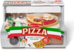 Melissa & Doug Top & Bake Wooden Pizza Counter, Kids Kitchen Playset with Play Food & Play Kitchen Accessories, Preschool Toys for Girls & Boys Ages 3+ - FSC Certified - Image 7