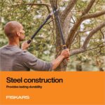 Fiskars 28" Loppers for Tree Trimming, Heavy Duty, Rust-Resistant Sharp Bypass Steel Blade Loppers, Branch Cutter up to 1.5" Diameter Cut Capacity, Shock-Absorbing Handle, Garden Tools - Image 5