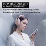 Sony WH-1000XM6 The Best Noise Canceling Wireless Headphones, HD NC Processor QN3, 12 Microphones, Adaptive NC Optimizer, Mastered by Engineers, Studio-Quality, 30-Hour Battery, Black - Image 6
