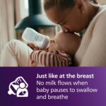 Philips Avent Natural Baby Bottles with Natural Response Nipples (Medium Flow, Flow 3), 9oz, 4-Pack, SCY903/04 - Image 4