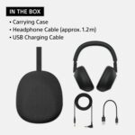 Sony WH-1000XM6 The Best Noise Canceling Wireless Headphones, HD NC Processor QN3, 12 Microphones, Adaptive NC Optimizer, Mastered by Engineers, Studio-Quality, 30-Hour Battery, Black - Image 10