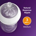 Philips Avent Natural Baby Bottles with Natural Response Nipples (Medium Flow, Flow 3), 9oz, 4-Pack, SCY903/04 - Image 7