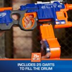 Nerf HyperFire Motorized Elite Blaster, 25-Dart Drum, Fires Up to 5 Darts Per Second, Includes 25 Official Elite Darts (Amazon Exclusive) - Image 4