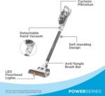 BLACK+DECKER POWERSERIES+ 20V MAX Cordless Stick Vacuum Cleaner with LED Floor Lights, Bagless, Lightweight, Cordless Vacuum Cleaners for Home, Up to 44 Minutes, Powerful Suction, Gray (BHFEA520J) - Image 3