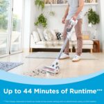 BLACK+DECKER POWERSERIES+ 20V MAX Cordless Stick Vacuum Cleaner with LED Floor Lights, Bagless, Lightweight, Cordless Vacuum Cleaners for Home, Up to 44 Minutes, Powerful Suction, Gray (BHFEA520J) - Image 4