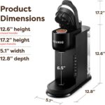 Keurig K-Express Single Serve K-Cup Pod Coffee Maker, 3 Brew Sizes, Strong Button Feature, 42oz Removable Reservoir, Black - Image 6