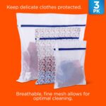 Tide Delicate Clothes Mesh Wash Bags for Wash Machine, 3 Pack (Small, Medium, and Large), Protects from Snagging, Tangling & Wear - Image 4