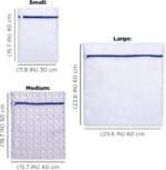 Tide Delicate Clothes Mesh Wash Bags for Wash Machine, 3 Pack (Small, Medium, and Large), Protects from Snagging, Tangling & Wear - Image 6