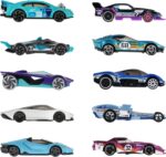 Hot Wheels 10-Pack of Toy Race Cars, Includes 1:64 Scale Corvette, Lamborghini, McLaren & Hot Wheels Originals (Amazon Exclusive) - Image 4