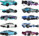 Hot Wheels 10-Pack of Toy Race Cars, Includes 1:64 Scale Corvette, Lamborghini, McLaren & Hot Wheels Originals (Amazon Exclusive) - Image 5