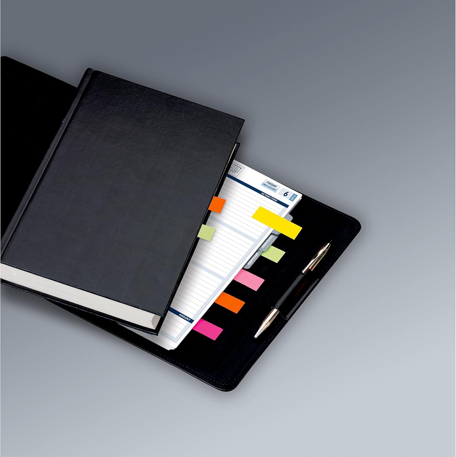 Post-it Page Markers, Assorted Colors, 1/2 in x 2 in, 50 Sheets/Pad, 5 Pads/Pack (670-5AF) - Image 7
