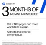 HP OfficeJet Pro 9135 Wireless All-in-One Color Inkjet Printer, Print, Scan, Copy, Fax, ADF, Duplex Print/scan, Best-for-Office, 3 Month Trial of Instant Ink Included, AI-Capable (C2WM0A) - Image 3