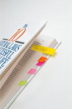 Post-it Page Markers, Assorted Colors, 1/2 in x 2 in, 50 Sheets/Pad, 5 Pads/Pack (670-5AF) - Image 8