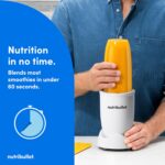nutribullet Pro Personal Blender, Shakes, Smoothies, Food Prep, and Frozen Blending, 32 Ounce Cup, 24 Ounce Cup, Flip-top Travel Lid, 900 Watt, Matte White, NB9-0901AW - Image 5