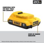 DEWALT 20V MAX Cordless Drill and Impact Driver, Power Drill Brushless 2-Tool Power Tool Combo Kit, Includes 2 Batteries, Charger and Bag (DCK277D2) - Image 7