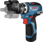 BOSCH GSR12V-300FCB22 12V Max Drill/Driver with 5-In-1 FlexiClick System with (2) 2.0 Ah Batteries - Image 5