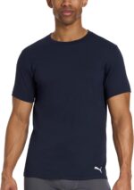 Puma Men's 4 Pack Cotton Crewneck Short Sleeve T-Shirt - Image 2