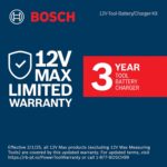 BOSCH GSR12V-300FCB22 12V Max Drill/Driver with 5-In-1 FlexiClick System with (2) 2.0 Ah Batteries - Image 8