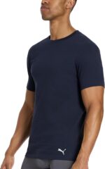 Puma Men's 4 Pack Cotton Crewneck Short Sleeve T-Shirt - Image 4