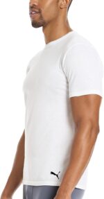Puma Men's 4 Pack Cotton Crewneck Short Sleeve T-Shirt - Image 6