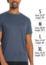Puma Men's 4 Pack Cotton Crewneck Short Sleeve T-Shirt - Image 7