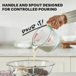 Pyrex Essentials (2-Pack) Glass Measuring Cups Set, (1 & 2 Cup) Measuring Cups For Prepping, Baking and Cooking, Preheated Oven, Dishwasher, Freezer, and Microwave Safe - Image 5