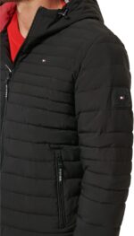 Tommy Hilfiger Men's Stretch Poly Hooded Packable Jacket - Image 3