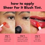e.l.f. Sheer For It Blush Tint, Multi-Use, Long-Lasting Lip & Cheek Makeup, Creates A Natural Flush Finish, Vegan & Cruelty-Free, Cherry Cola - Image 3