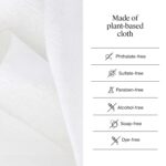 Neutrogena Makeup Remover Towelettes for Face with Micellar Water Daily Alcohol-Free Gently Removes Oil Dirt and Waterproof Makeup in a Simple Fully Plant-Based Cloth, 25 ct - Image 5