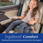 Chicco GoFit ClearTex Plus Backless Booster Car Seat, Latch Attachment, Quick-Release Latch Removal, Portable Car Booster Seat for Children at Least 4 Years Old and 40-110 lbs, Obsidian/Black - Image 3