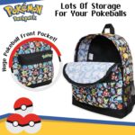 Pokemon Backpack for Kids Teens Boys Girls, Pikachu Anime Backpacks, Bag for Daycare Sports Vacation Travel, School Gift (Multi AOP) - Image 4
