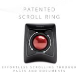 Kensington Expert Wireless Trackball Mouse (K72359WW) Black, 3.5" x 6.1" x 8" - Image 4