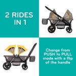 Evenflo Pivot Xplore All-Terrain Stroller Wagon (Adventurer Gray) - Image 2