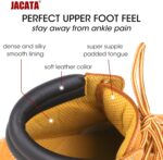 Jacata Men's Water Resistant Leather Work Boot Rubber Sole Construction Oil Resistant Utility Industrial Boots - Image 4
