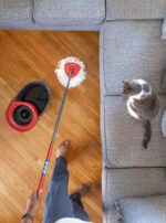 O-Cedar EasyWring Microfiber Spin Mop, Bucket Floor Cleaning System, Red, Gray, Standard - Image 11