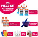 Elmer's Fruity Fusion Slime Kit, Includes Elmer's Clear Glue, Magical Liquid Slime Activator, Clay Color Pigments, Scents, Mixing Bowl, Spoon, 20 Piece Kit - Image 4
