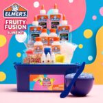 Elmer's Fruity Fusion Slime Kit, Includes Elmer's Clear Glue, Magical Liquid Slime Activator, Clay Color Pigments, Scents, Mixing Bowl, Spoon, 20 Piece Kit - Image 6