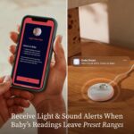 Owlet Dream Duo (Gen 3) Smart Baby Monitor All-in-One Bundle - 2K HD Video Baby Monitor with Alerts & Owlet Dream Sock Tracks Baby’s Oxygen, Heart Rate & Sleep | Health Insights via App - Image 5