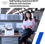 HP Laserjet Pro MFP 4101fdw Wireless Black & White All-in-One Laser Printer, Scanner, Copier, Fax, Best-for-Office (2Z619F) - Image 6