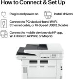 HP Laserjet Pro MFP 4101fdw Wireless Black & White All-in-One Laser Printer, Scanner, Copier, Fax, Best-for-Office (2Z619F) - Image 7