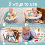 Infantino Music & Lights 3-in-1 Discovery Seat & Booster, Teal - Image 2
