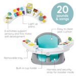 Infantino Music & Lights 3-in-1 Discovery Seat & Booster, Teal - Image 3